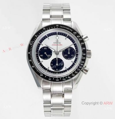 BF factory Swiss Omega Speedmaster 9300 Moonwatch Panda Face